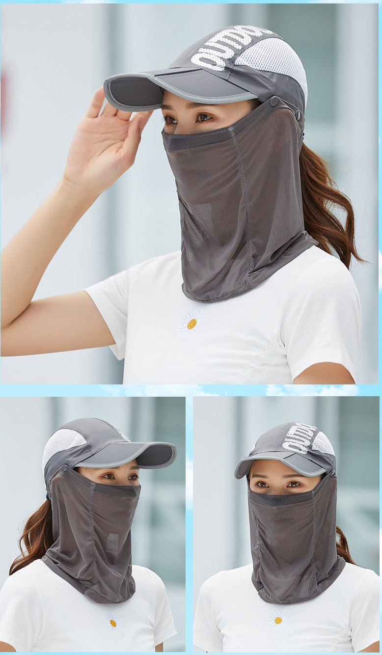 Outdoor Cotton-Polyester Baseball Cap with Adjustable Strap