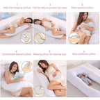 Side Sleeping Comfort Pillow with Micro Air Bead Filling, 29 x 23 x 12 cm