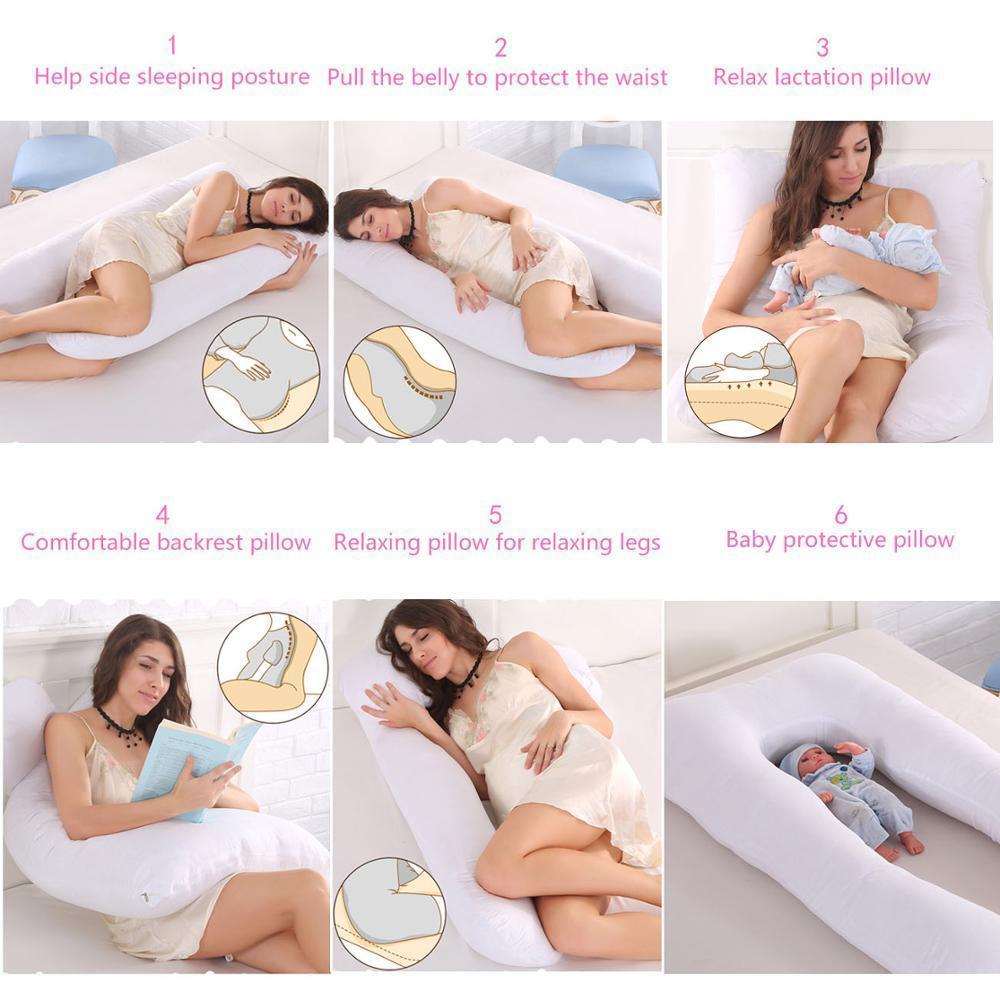 Side Sleeping Comfort Pillow with Micro Air Bead Filling, 29 x 23 x 12 cm