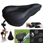 Breathable Silicone Bicycle Seat Cushion, 11 x 7.5 x 1 in