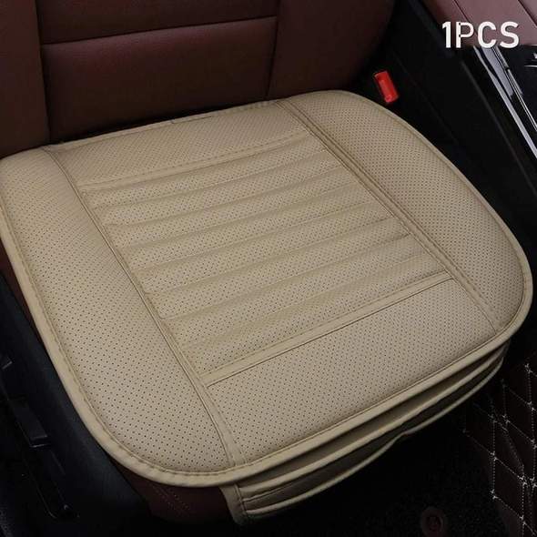 PU Leather and Bamboo Charcoal Car Seat Cushion, Front or Rear, view 11