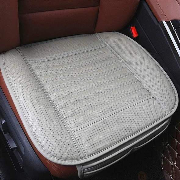 PU Leather and Bamboo Charcoal Car Seat Cushion, Front or Rear, view 13