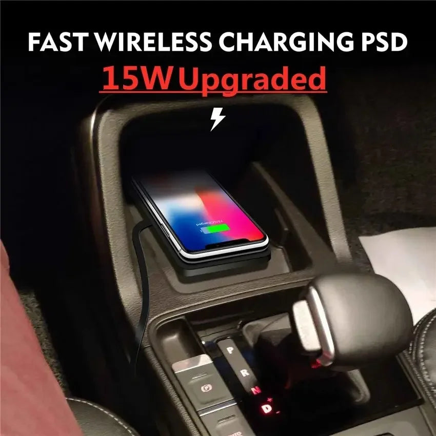 Qi Wireless Charging Pad, 15 W, 6 mm Non-Slip Silicone, USB-A, view 3