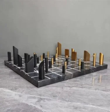 Quinndeda Marble Chess Set