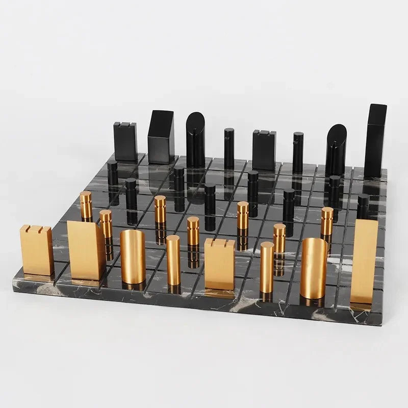 Quinndeda Marble Chess Set