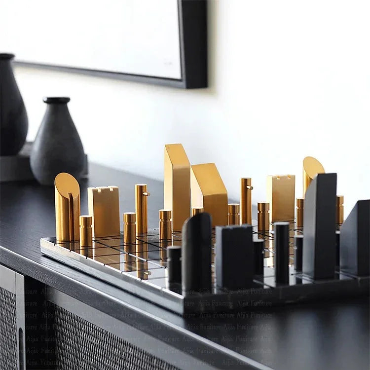 Quinndeda Marble Chess Set