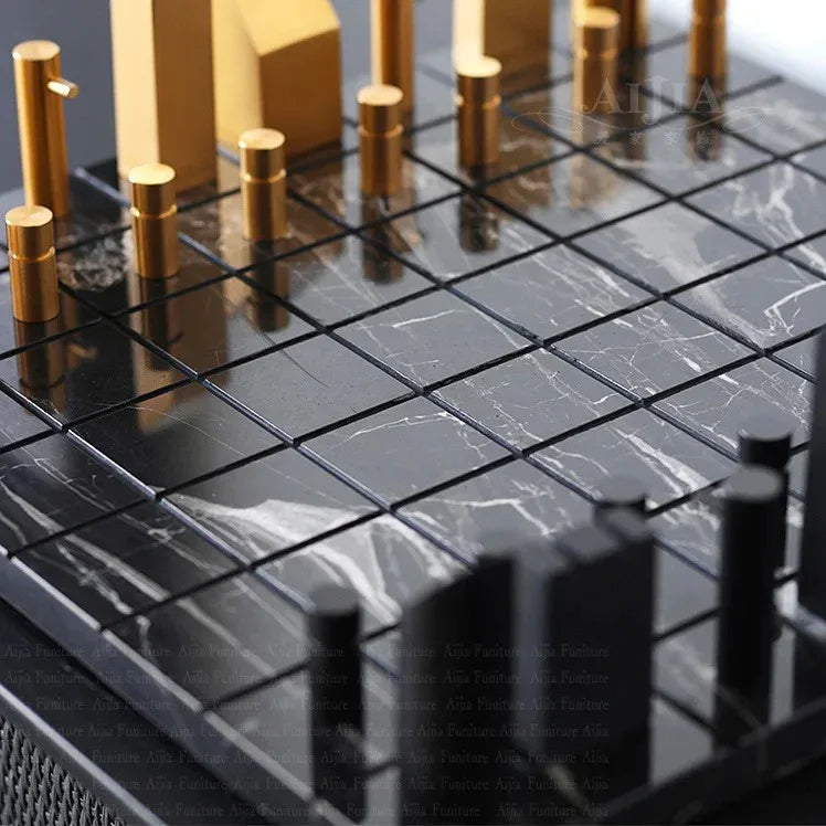 Quinndeda Marble Chess Set