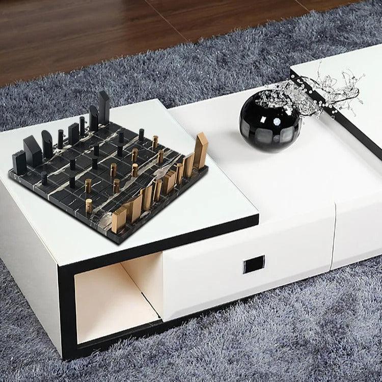 Quinndeda Marble Chess Set