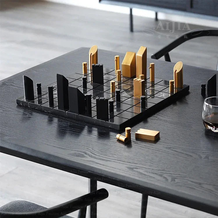 Quinndeda Marble Chess Set