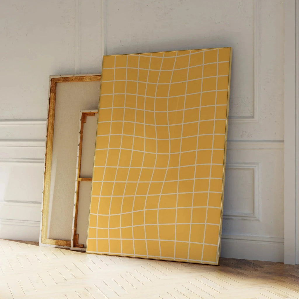 Quinoma Yellow Kaldyra Canvas Wall Art