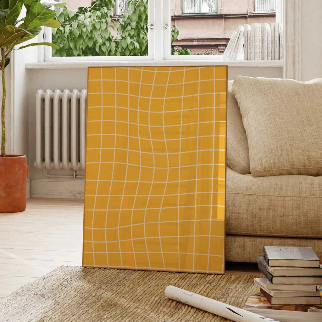 Quinoma Yellow Kaldyra Canvas Wall Art