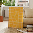 Quinoma Yellow Kaldyra Canvas Wall Art