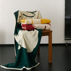 Rabbit Print Cotton Bath Towel, 27.6 x 55.1 in, Machine Wash at 40°C