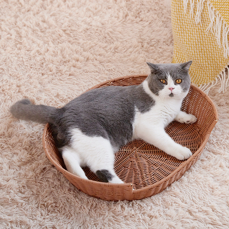 Rattan Cat Bed | Thrascher