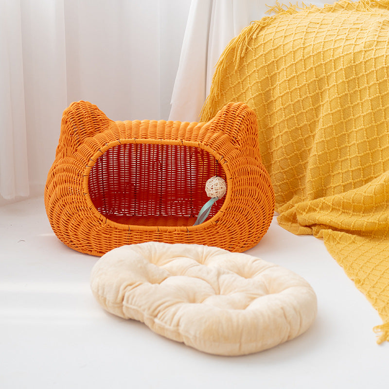 Rattan Cat Cave | Thrascher