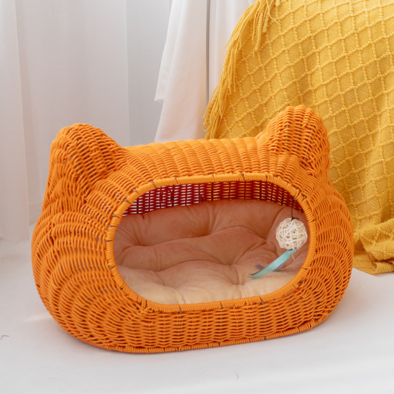 Rattan Cat Cave | Thrascher