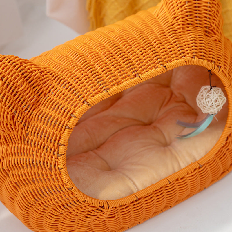 Rattan Cat Cave | Thrascher