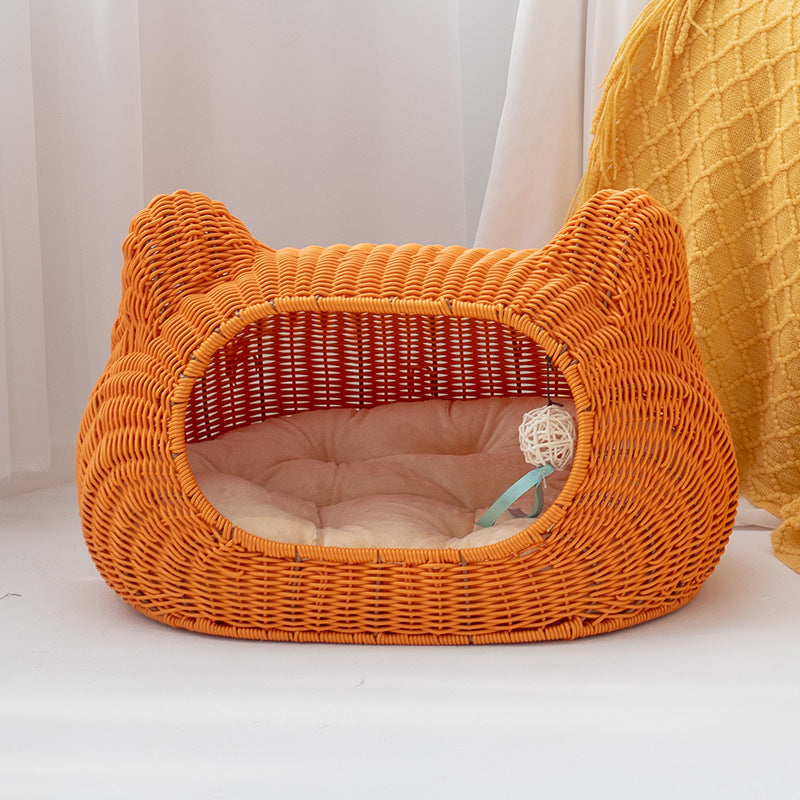 Rattan Cat Cave | Thrascher