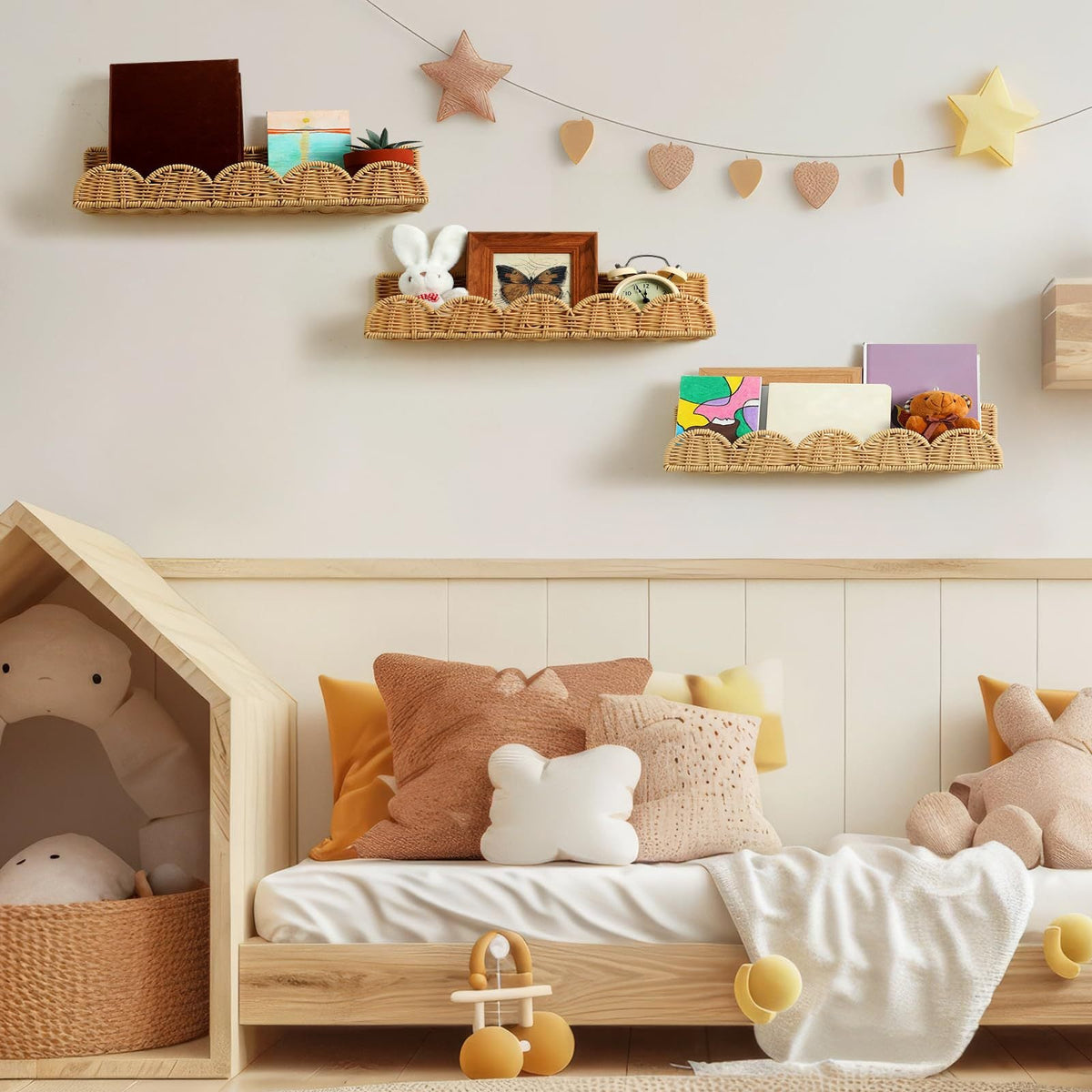 Rattan Step Shelf | Thrascher