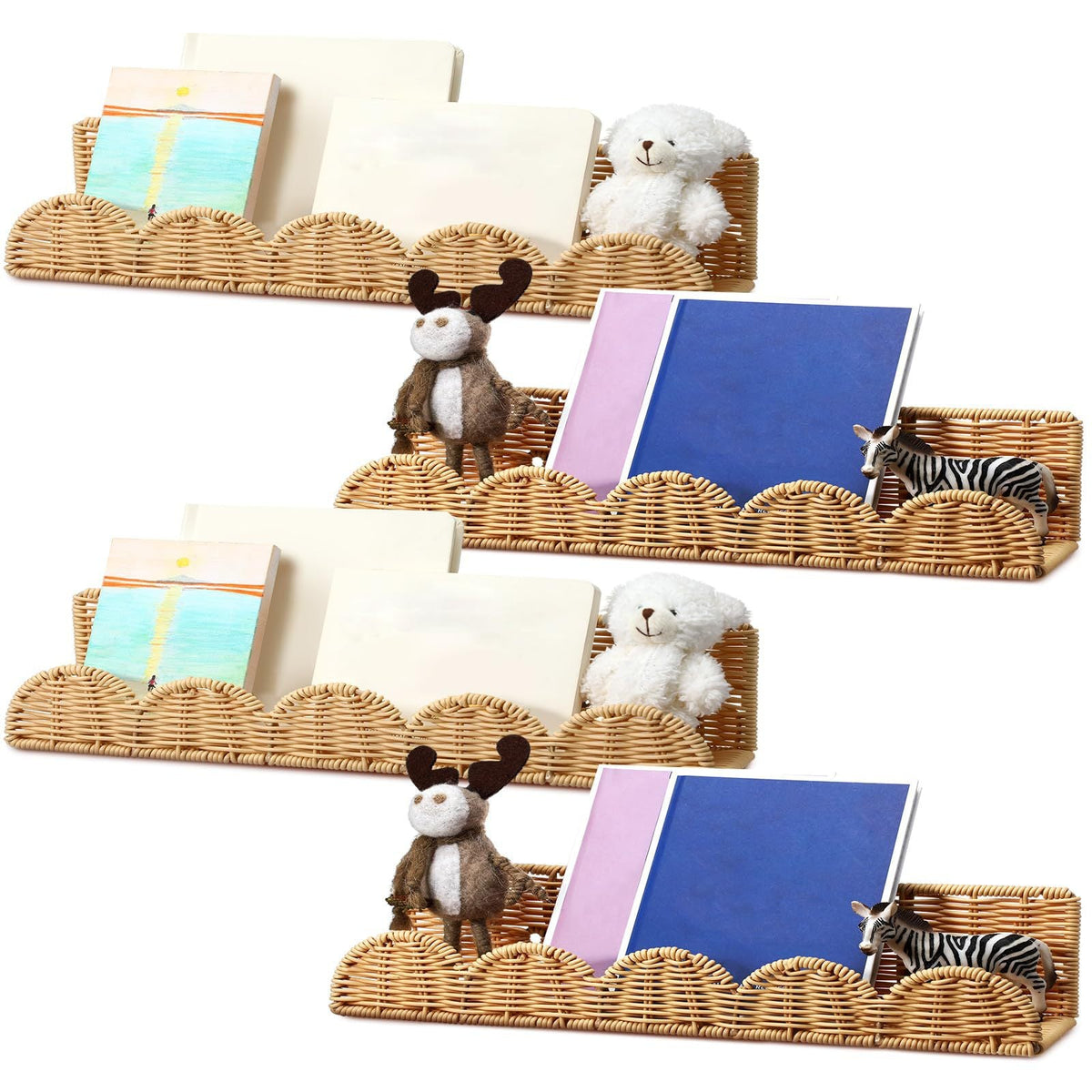 Rattan Step Shelf | Thrascher
