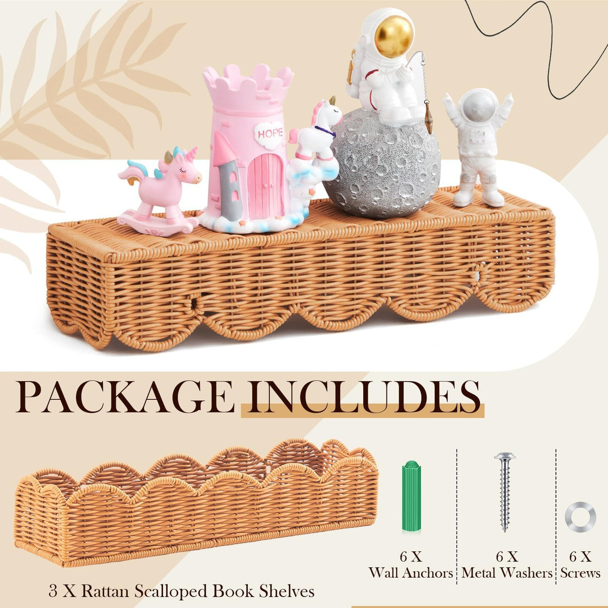 Rattan Wall Shelf | Thrascher