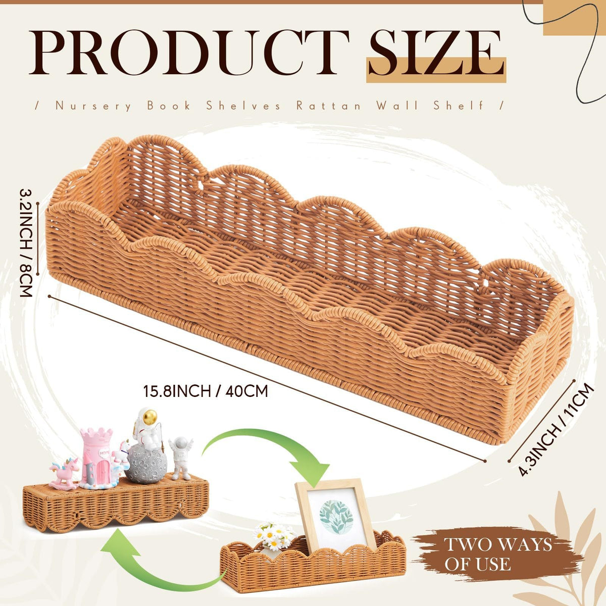 Rattan Wall Shelf | Thrascher