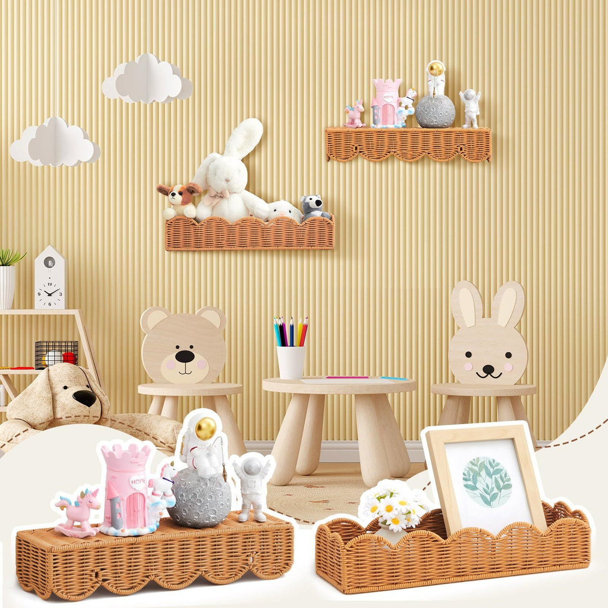 Rattan Wall Shelf | Thrascher