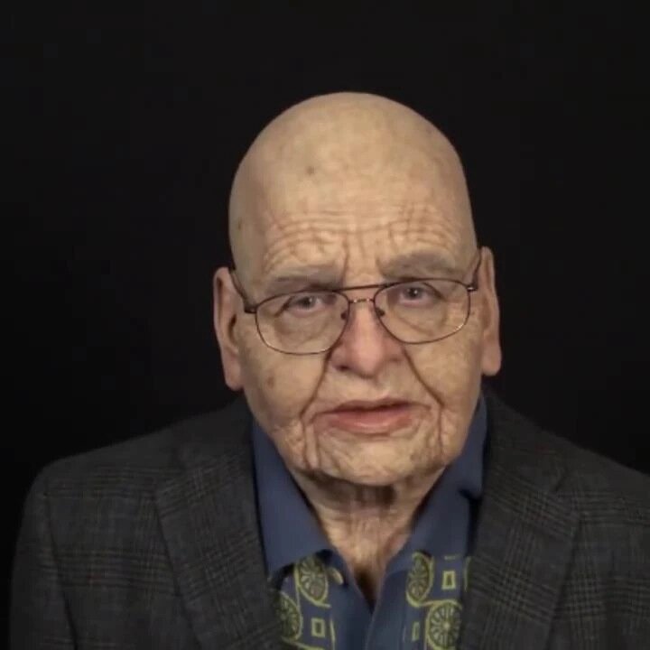 Realistic Old Man Latex Halloween Mask for Adults, Head Circumference <62 cm, view 15