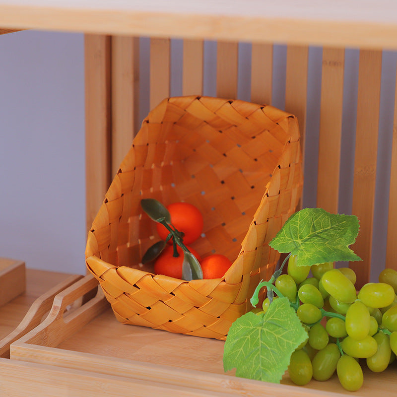 Rectangular Storage Basket made of Woven Natural Material | Thrascher