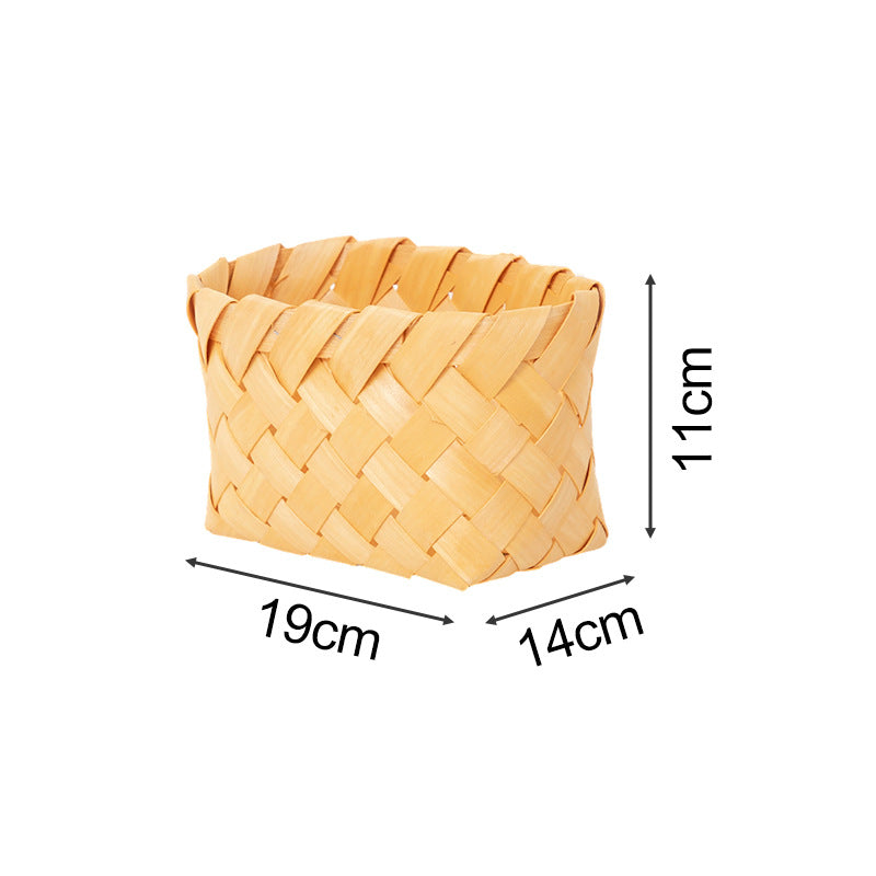 Rectangular Storage Basket made of Woven Natural Material | Thrascher