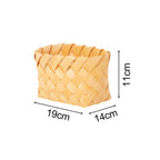 Rectangular Storage Basket made of Woven Natural Material | Thrascher