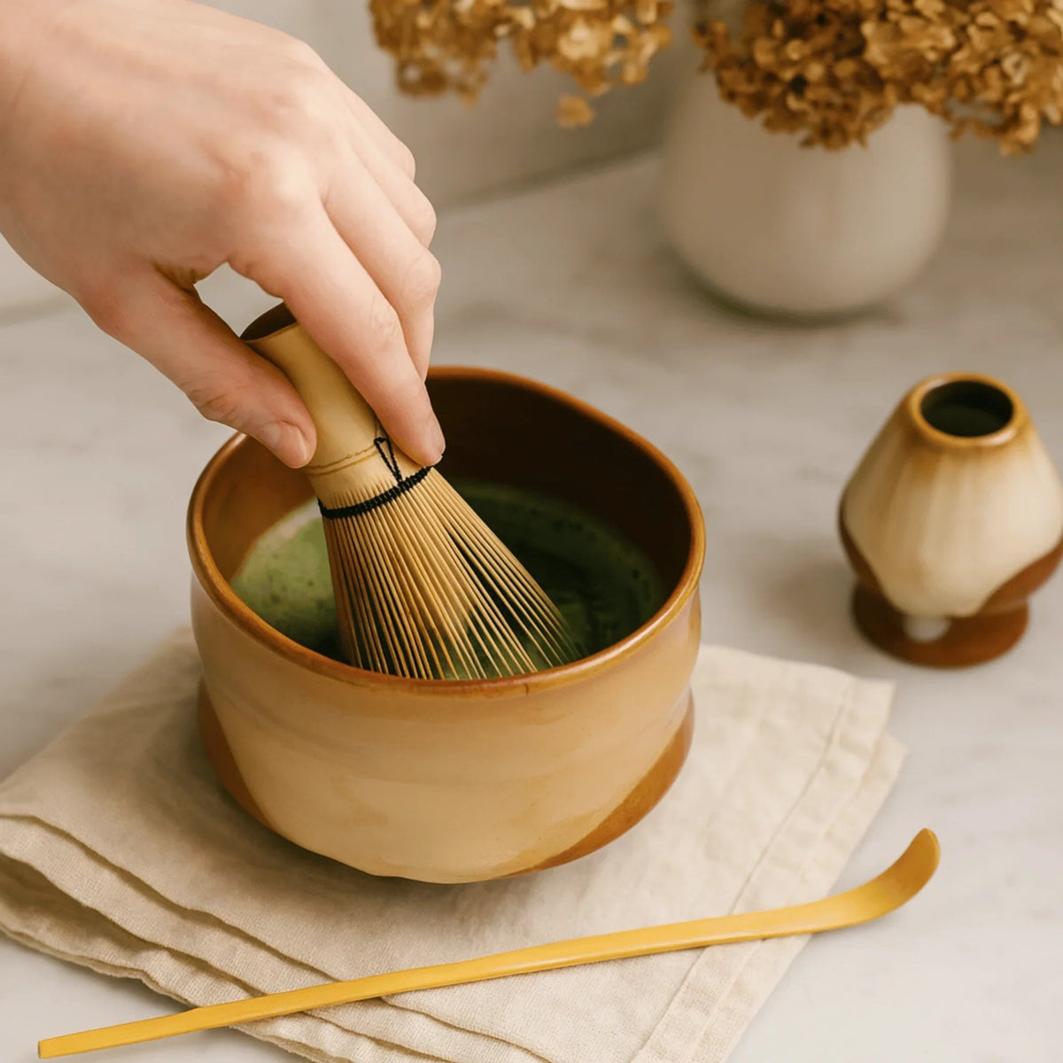Reedford Matcha Set– 4-Piece Ceramic Tea Ritual Kit