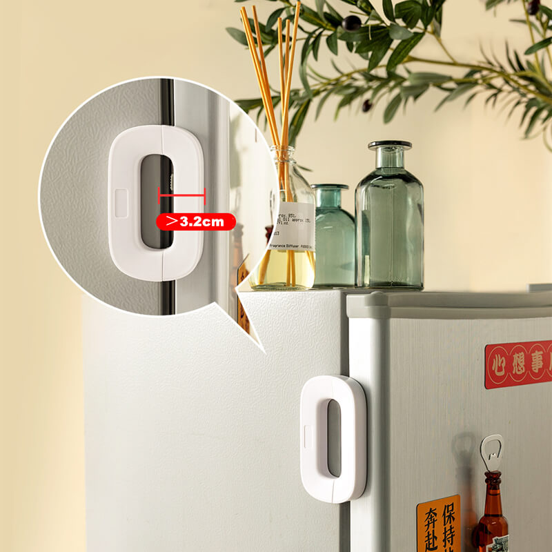Refrigerator Door Safety Lock, ABS, 11.2 x 6.6 x 2.3 cm, 48.3 g, view 4