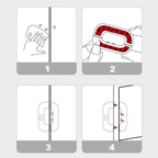 Refrigerator Door Safety Lock, ABS, 11.2 x 6.6 x 2.3 cm, 48.3 g, view 6
