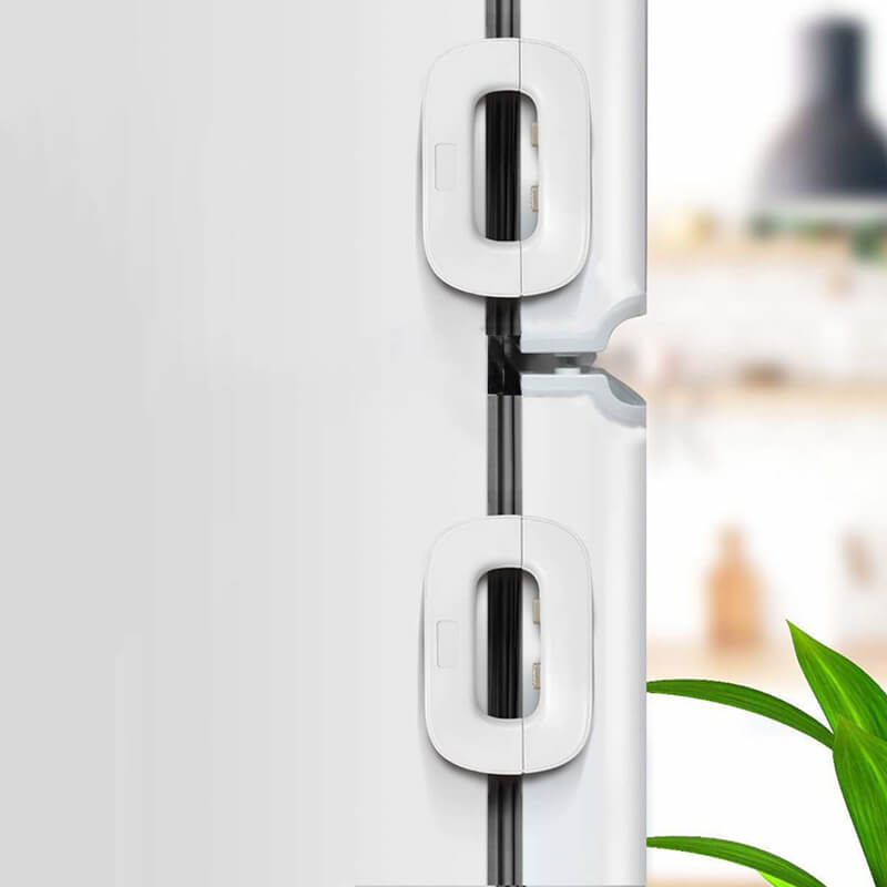 Refrigerator Door Safety Lock, ABS, 11.2 x 6.6 x 2.3 cm, 48.3 g, view 7