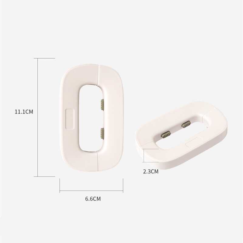 Refrigerator Door Safety Lock, ABS, 11.2 x 6.6 x 2.3 cm, 48.3 g, view 9