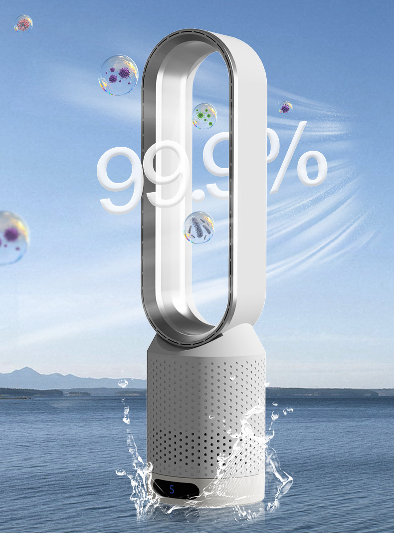 3-in-1 Air Cooler and Air Purifier, 8 Speeds, 58 x 14.5 cm