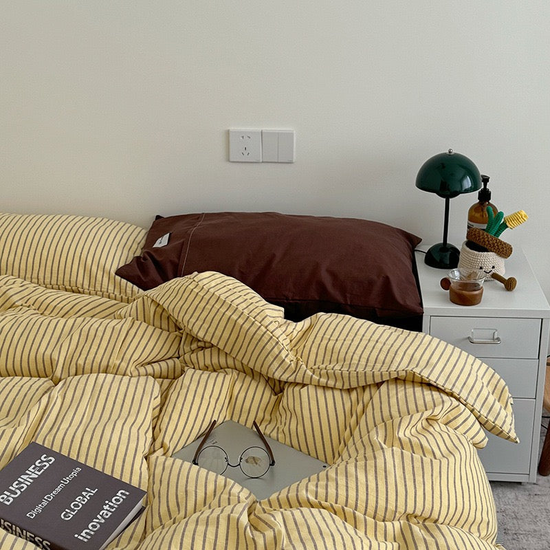 Relsendo Bedding Set - 100% Cotton - Green