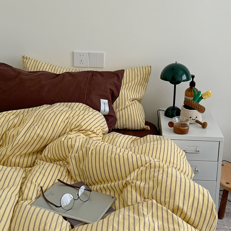 Relsendo Bedding Set - 100% Cotton - Green
