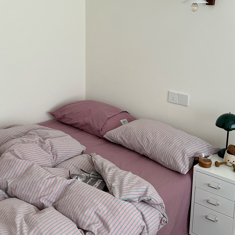 Relsendo Bedding Set - 100% Cotton - Green
