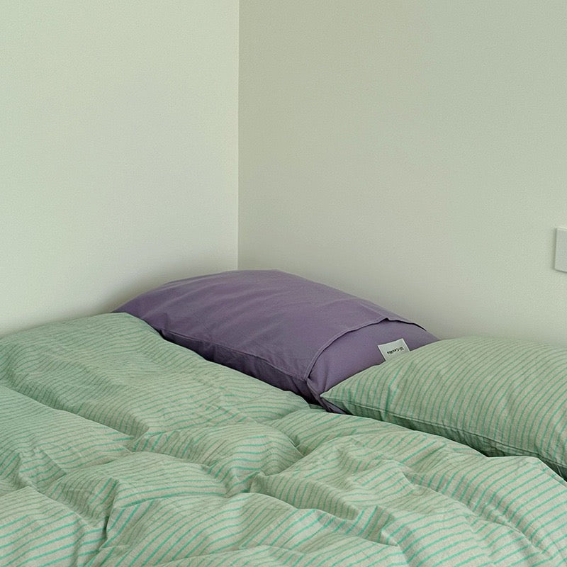 Relsendo Bedding Set - 100% Cotton - Green