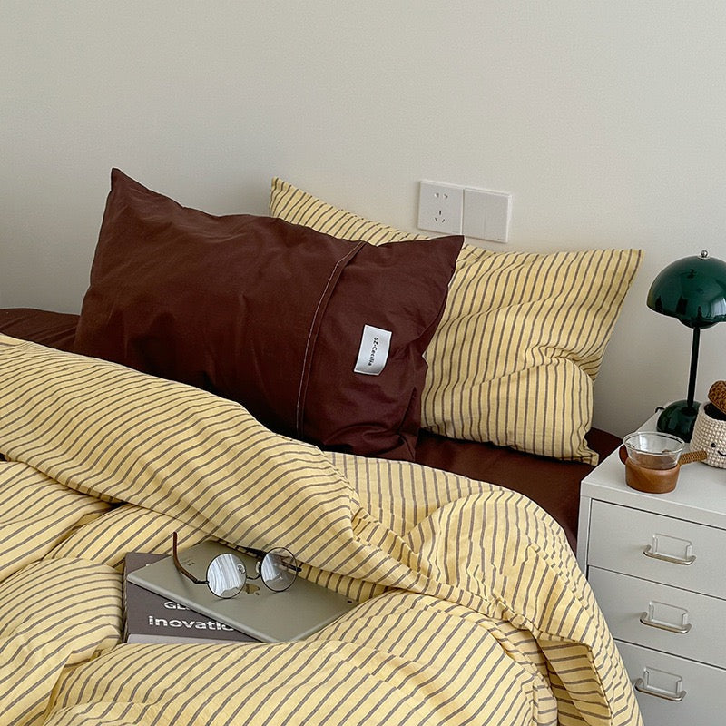 Relsendo Bedding Set - 100% Cotton - Green
