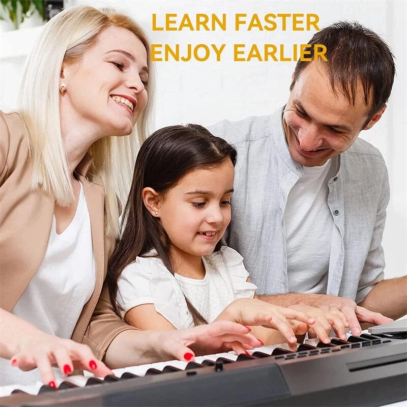 Removable Silicone Piano Keyboard Note Labels for 88-Key Instruments, view 2
