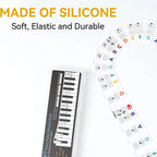 Removable Silicone Piano Keyboard Note Labels for 88-Key Instruments, view 5
