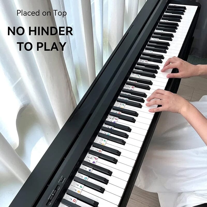 Removable Silicone Piano Keyboard Note Labels for 88-Key Instruments, view 6