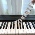 Removable Silicone Piano Keyboard Note Labels for 88-Key Instruments
