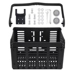 Removable Vented ABS Front Bicycle Cargo Basket with Handlebar Mount, view 2