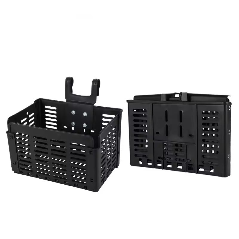 Removable Vented ABS Front Bicycle Cargo Basket with Handlebar Mount, view 4