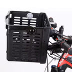 Removable Vented ABS Front Bicycle Cargo Basket with Handlebar Mount, view 5