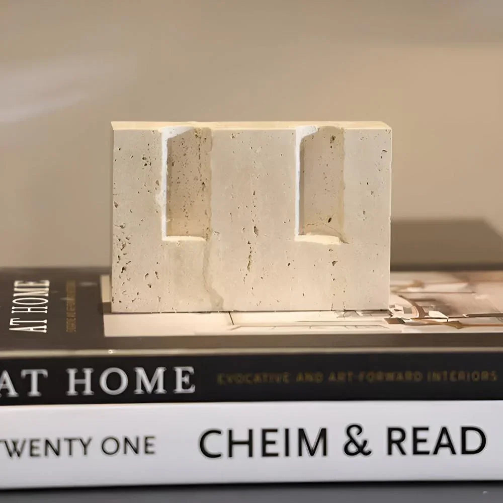 Renfesa Travertine CandleHolder